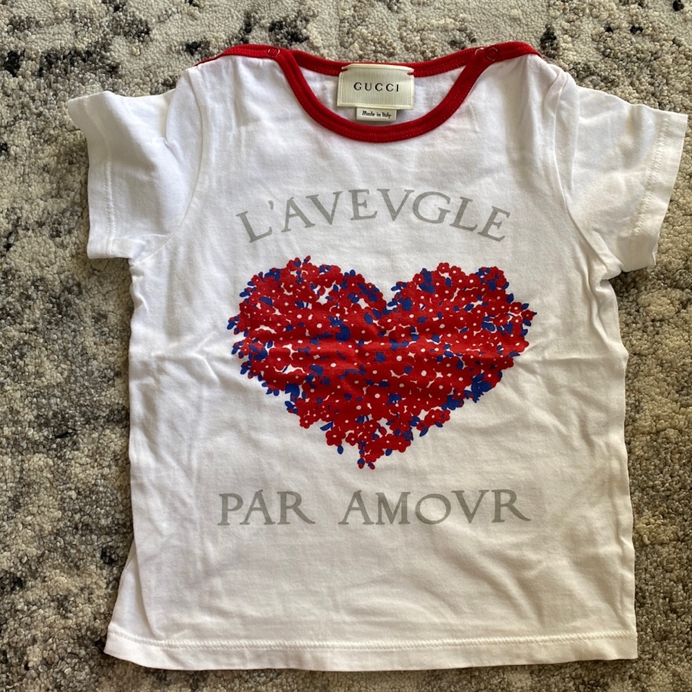 Gucci girls tee